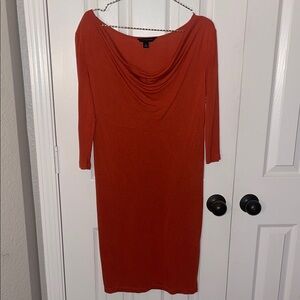 Banana Republic Terracotta Midi Dress